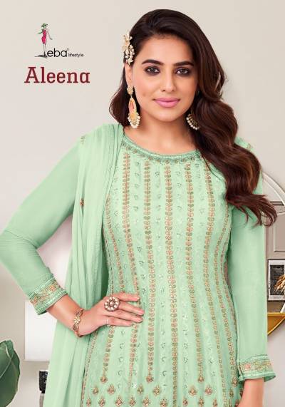 Aleena By Eba Lifestyle Designer Partywear Salwar Kameez Collection